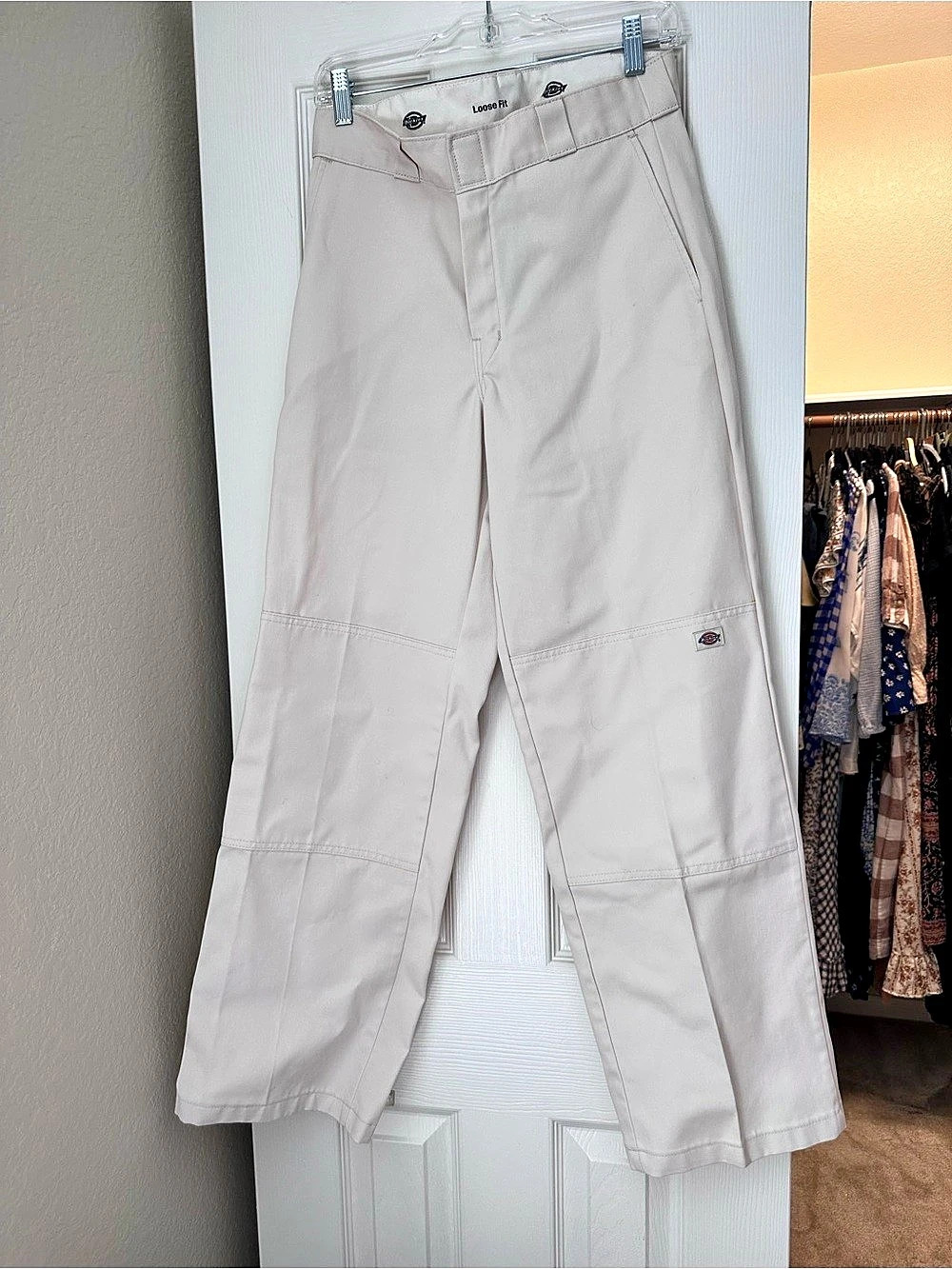 Dickies Loose Fit Painter Pants in White Like New